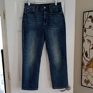 Lucky Brand Zoe High Rise Straight Jeans